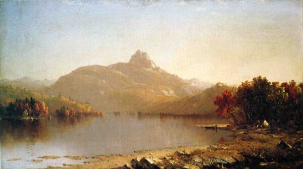 An October Afternoon by Sanford Robinson Gifford, hand-painted oil painting reproduction