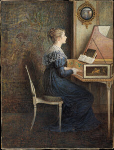 An Old Song by William John Hennessy, hand-painted oil painting reproduction