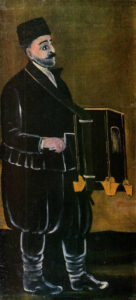 An Organ-Grinder by Niko Pirosmani, hand-painted oil painting reproduction