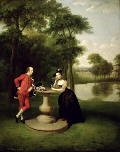 An incident in the grounds of Ranelagh by Arthur William Devis, hand-painted oil painting reproduction