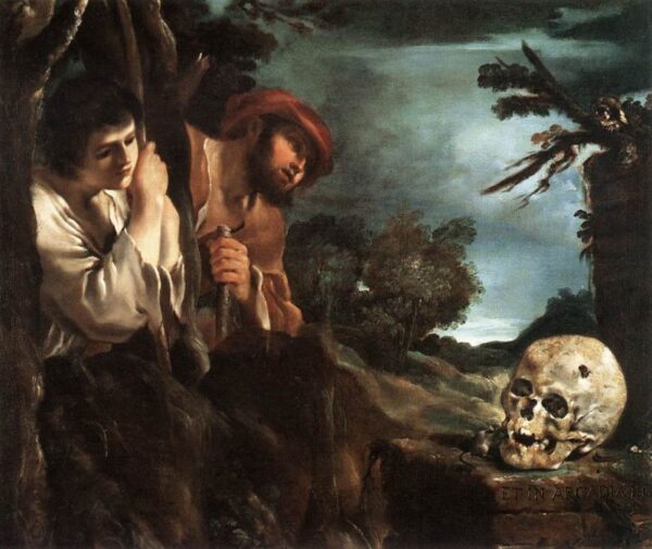And I Too Lived in Arcardia by Guercino, hand-painted oil painting reproduction