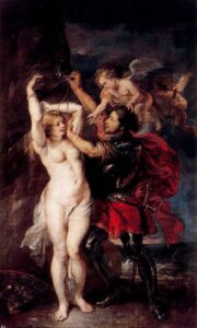 Andromeda freed by Perseo by Peter Paul Rubens, hand-painted oil painting reproduction