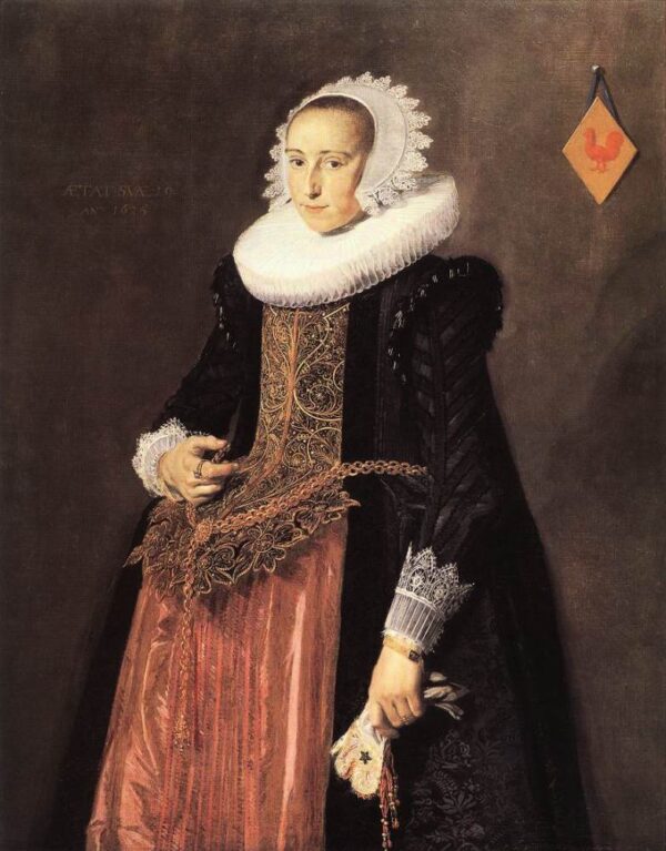Anetta Hanemans by Frans Hals, hand-painted oil painting reproduction