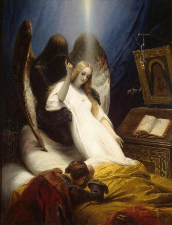 Angel of Death by Horace Vernet, hand-painted oil painting reproduction