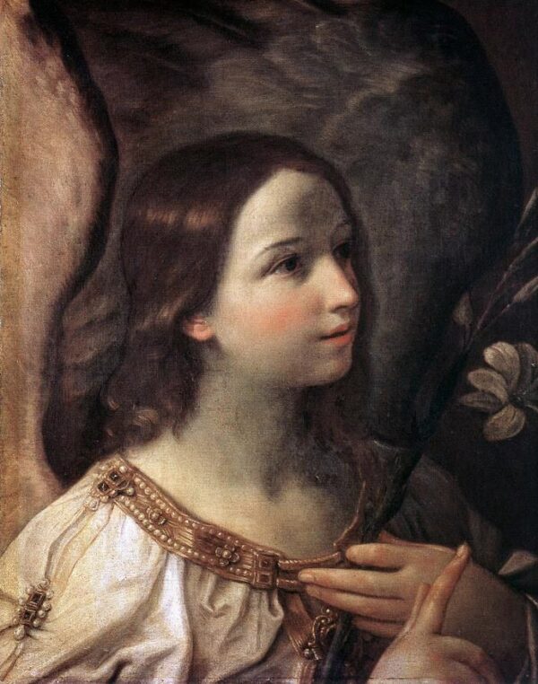 Angel of the Annunciation by Guido Reni, hand-painted oil painting reproduction