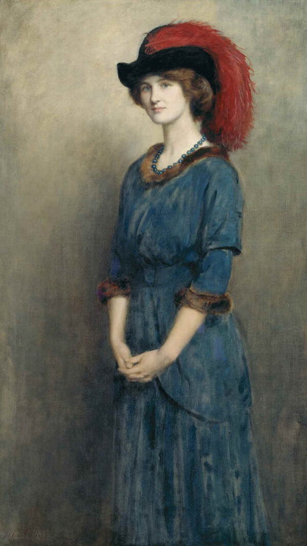 Angela McInnes by John Collier, hand-painted oil painting reproduction