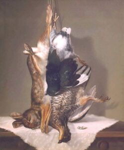 Animal Trophies by John Joseph Enneking, hand-painted oil painting reproduction