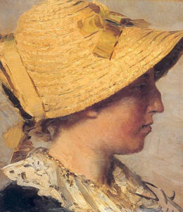 Anna Ancher by Peder Severin Krøyer, hand-painted oil painting reproduction