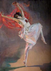 Anna Pavlova by John Lavery, hand-painted oil painting reproduction