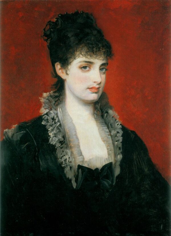 Anna von Waldberg by Hans Makart, hand-painted oil painting reproduction