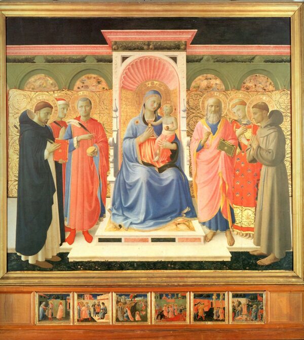 Annalena Altarpiece by Fra Angelico, hand-painted oil painting reproduction