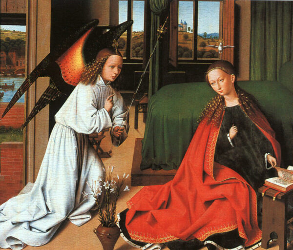 Annunciation by Petrus Christus, hand-painted oil painting reproduction