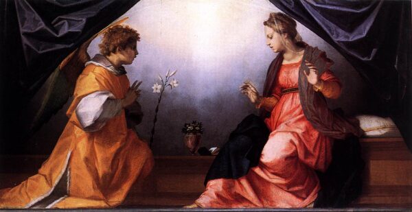 Annunciation by Andrea del Sarto, hand-painted oil painting reproduction