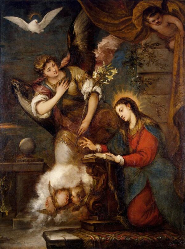 Annunciation by José Antolínez, hand-painted oil painting reproduction