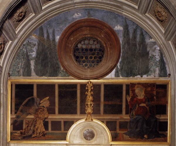 Annunciation b by Alessio Baldovinetti, hand-painted oil painting reproduction