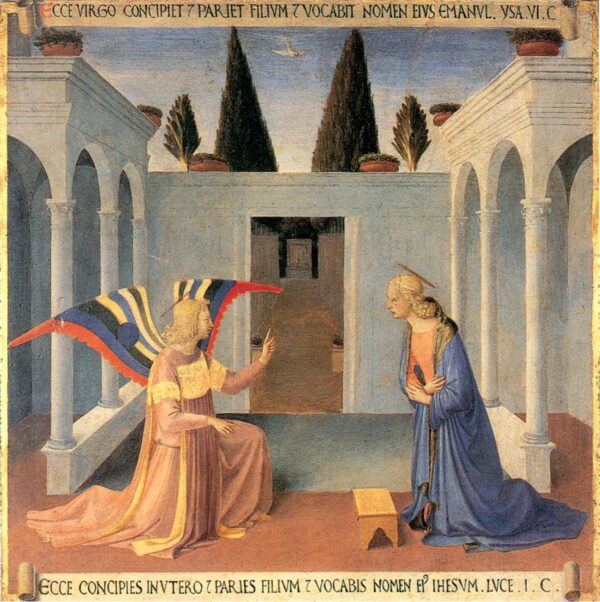 Annunciation d by Fra Angelico, hand-painted oil painting reproduction