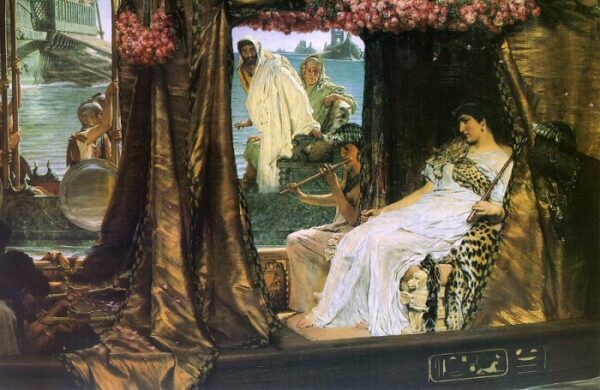 Antony and Cleopatra by Lawrence Alma-Tadema, hand-painted oil painting reproduction