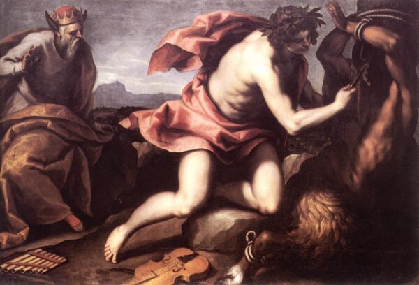 Apollo and Marsyas by Palma il Giovane, hand-painted oil painting reproduction