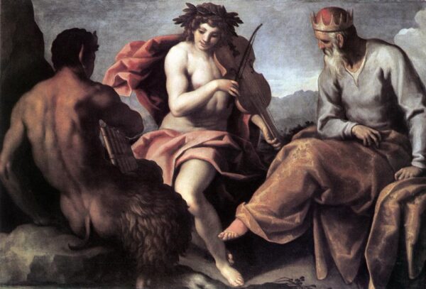 Apollo and Marsyas II by Palma il Giovane, hand-painted oil painting reproduction