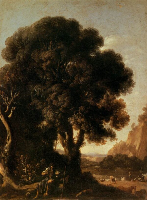 Apollo and the Cattle of Admetus by Adam Elsheimer, hand-painted oil painting reproduction