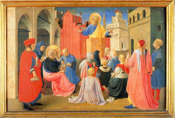 Apostle Peter Preaching by Fra Angelico, hand-painted oil painting reproduction