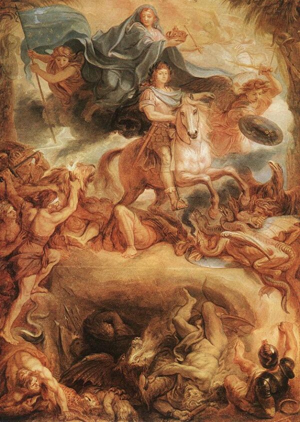 Apotheose of Louis XIV by Charles Le Brun, hand-painted oil painting reproduction
