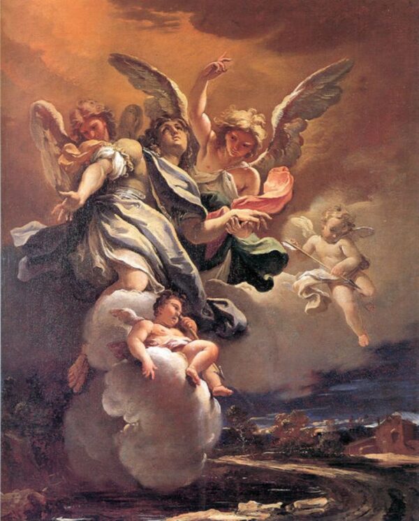 Apotheosis of St. Sebastian by Sebastiano Ricci, hand-painted oil painting reproduction