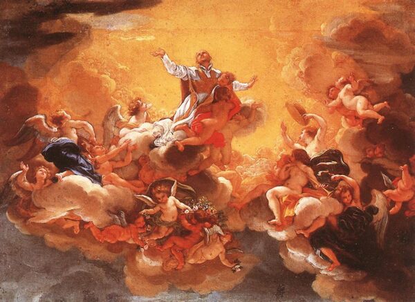 Apotheosis of St Ignatius by Baciccio, hand-painted oil painting reproduction