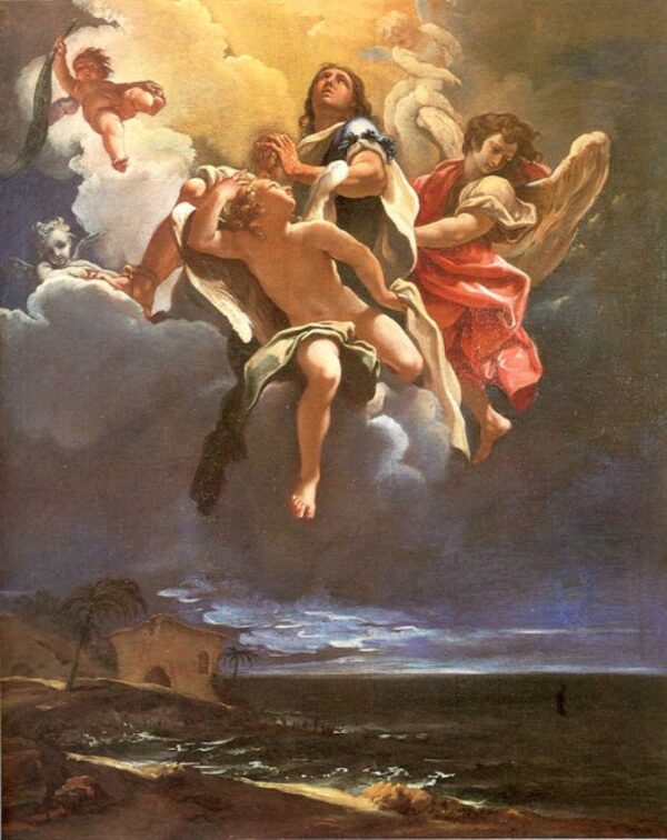 Apotheosis of a Saint by Sebastiano Ricci, hand-painted oil painting reproduction