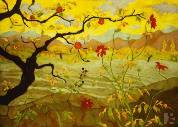 Apple Tree With Red Fruit by Paul Ranson, hand-painted oil painting reproduction