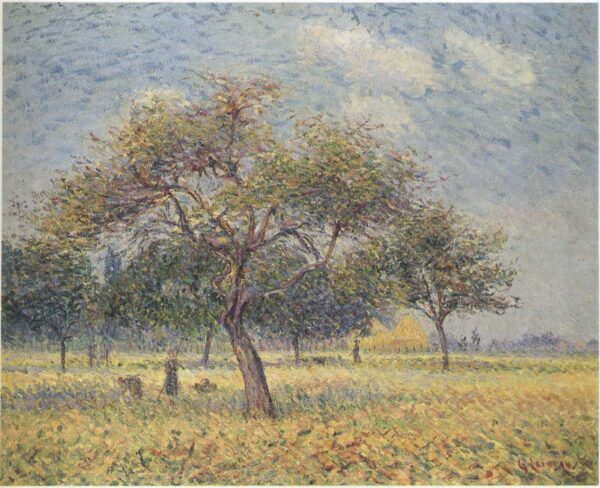 Apple Trees in October by Gustave Loiseau, hand-painted oil painting reproduction