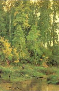 Approaching Autumn by Ivan Shishkin, hand-painted oil painting reproduction