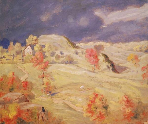 Approaching Storm by Louis M Eilshemius, hand-painted oil painting reproduction