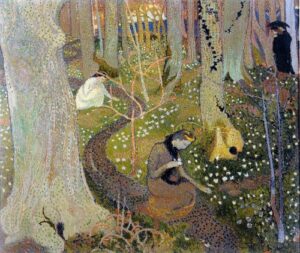 April by Maurice Denis, hand-painted oil painting reproduction