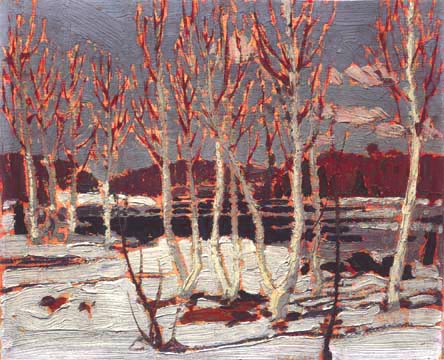April in Algonquin Park by Tom Thomson, hand-painted oil reproduction