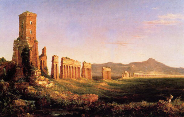 Aqueduct Near Rome by Thomas Cole, hand-painted oil painting reproduction