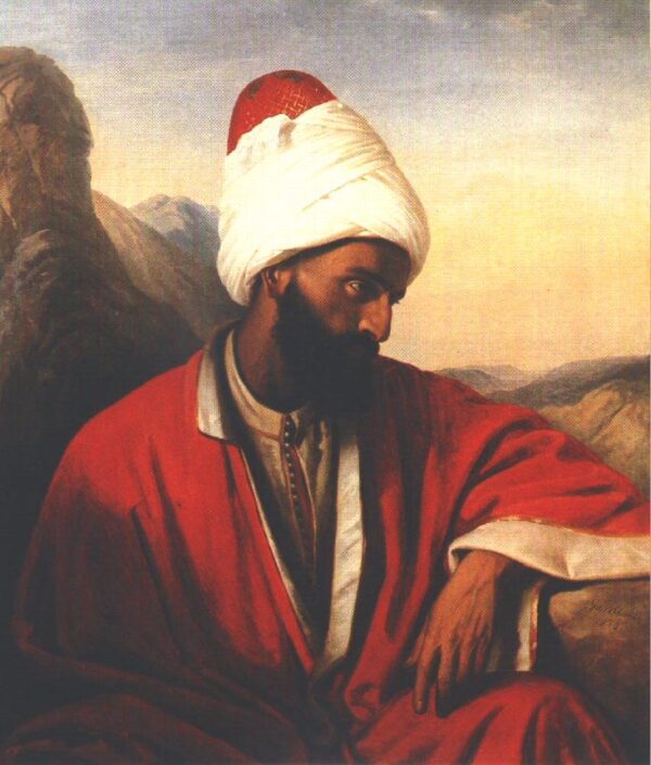 Arab Man by Miklós Barabás, hand-painted oil painting reproduction