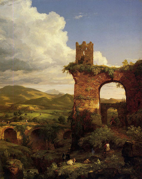 Arch of Nero by Thomas Cole, hand-painted oil reproduction