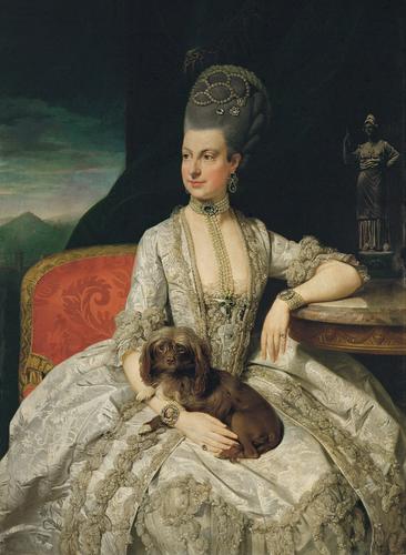 Archduchess Maria Christina by Johann Zoffany, hand-painted oil reproduction