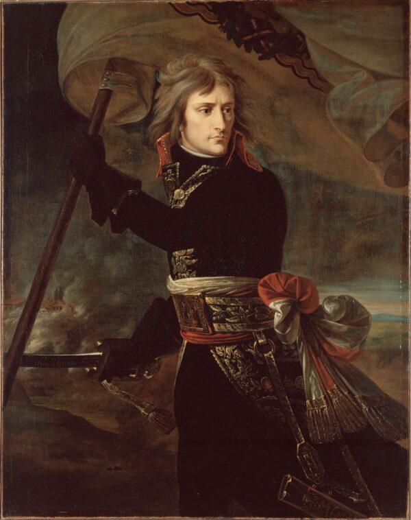 Napoleon Bonaparte on the Bridge of Arcole by Antoine-Jean Gros, hand-painted oil painting reproduction