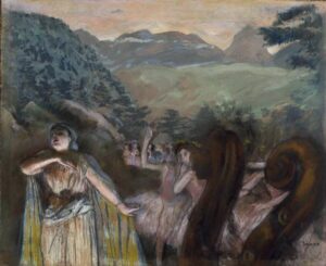 Aria After The Ballet by Edgar Degas, hand-painted oil painting reproduction