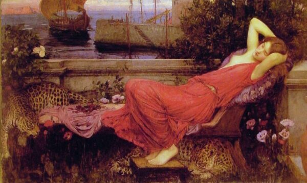 Ariadne by John William Waterhouse, hand-painted oil painting reproduction