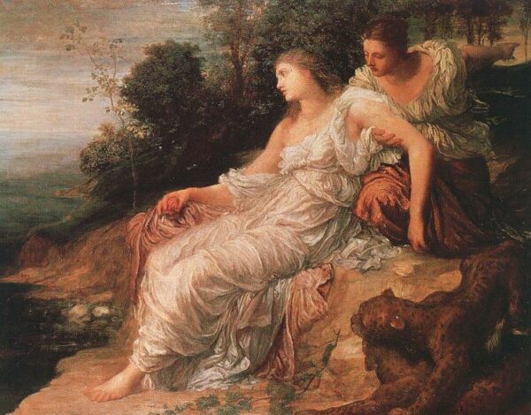Ariadne on the Island of Naxos by George Frederic Watts, hand-painted oil painting reproduction
