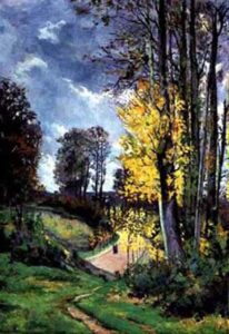 Landscape of Autumn by Armand Guillaumin, hand-painted oil painting reproduction