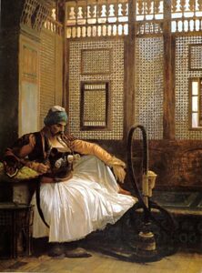 Arnaut Smoking by Jean-Léon Gérôme, hand-painted oil painting reproduction