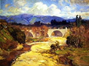 Arroyo Seco Bridge by Franz Bischoff, hand-painted oil painting reproduction