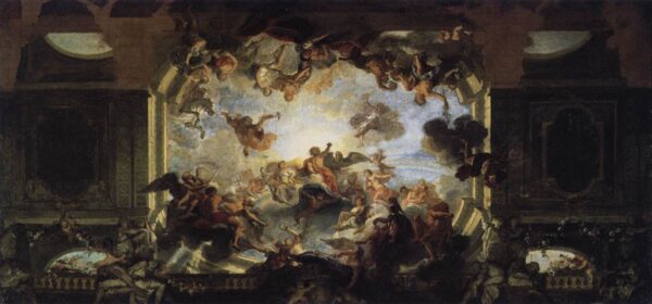 Assembly of Gods by Antoine Coypel, hand-painted oil painting reproduction