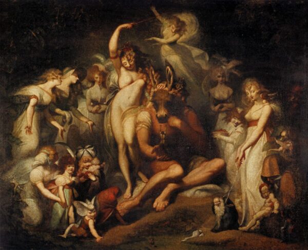 Titania and Bottom with the Ass’s Head by Henry Fuseli, hand-painted oil painting reproduction