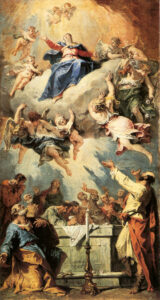 Assumption II by Sebastiano Ricci, hand-painted oil painting reproduction