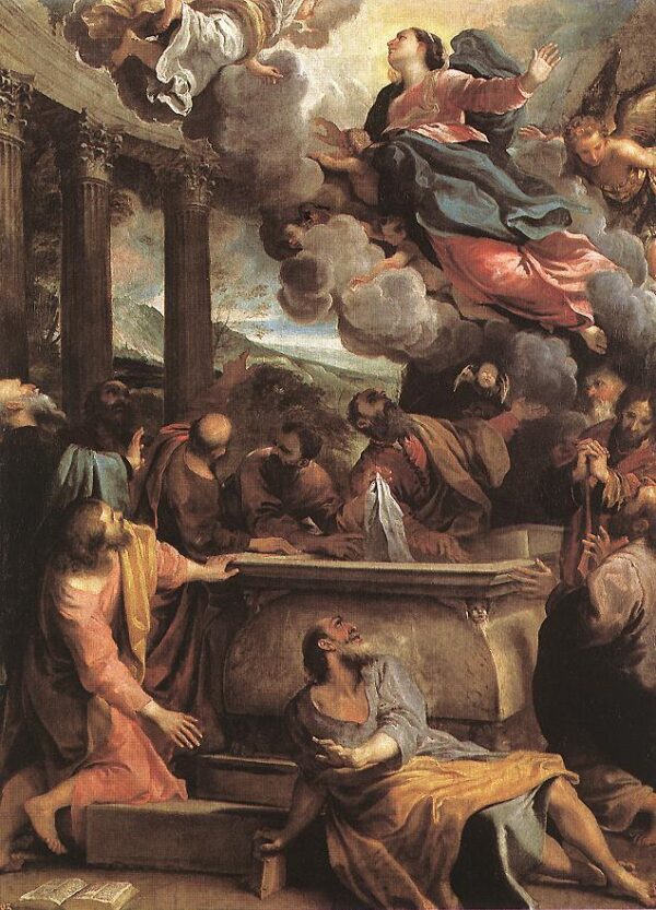 Assumption of the Virgin by Annibale Carracci, hand-painted oil painting reproduction